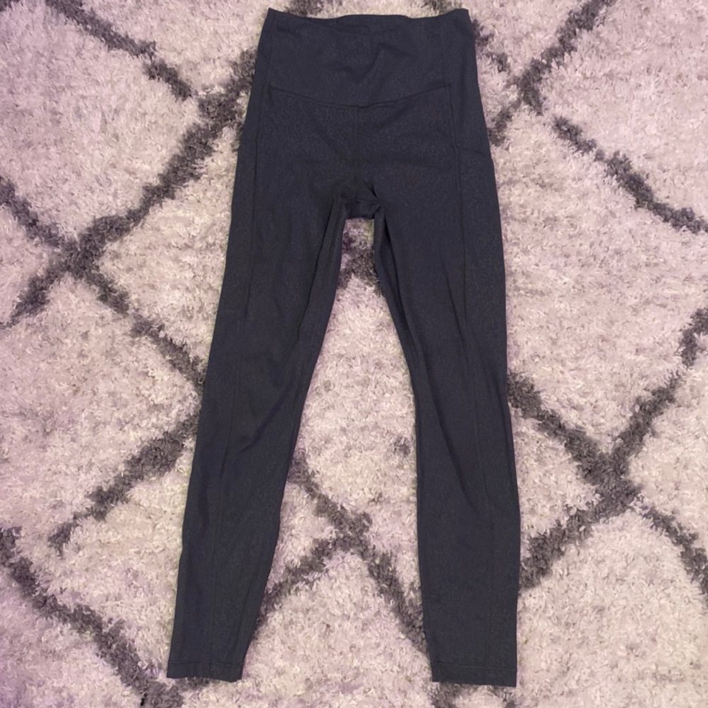 Green leopard print leggings from athlete xxs